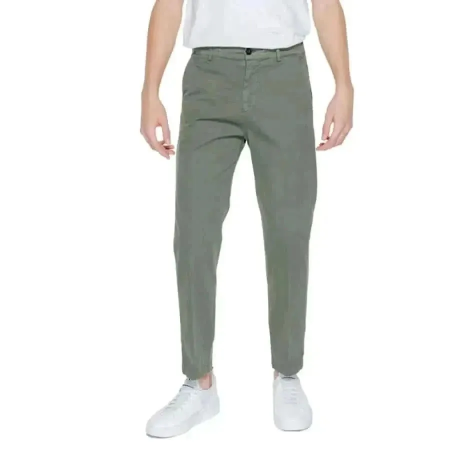 Liu Jo Men's Green Trousers with Pockets