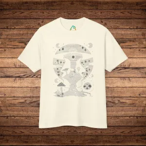 Lunar Enigma - Unisex Garment-Dyed Heavyweight Cotton Tee