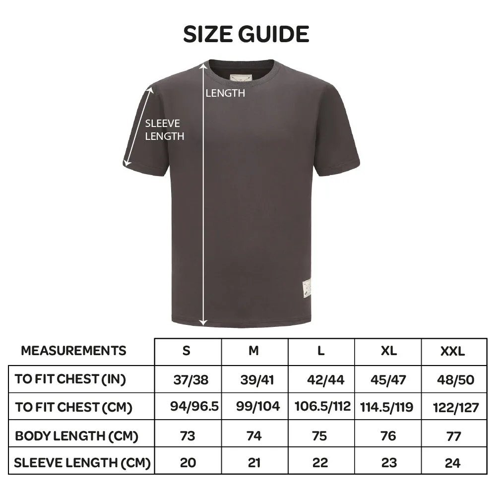 Men's 2 Pack Premium Crew Neck T-Shirts - Black / Grey