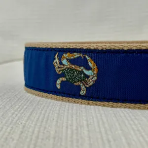 Men's Blue Crab Belt