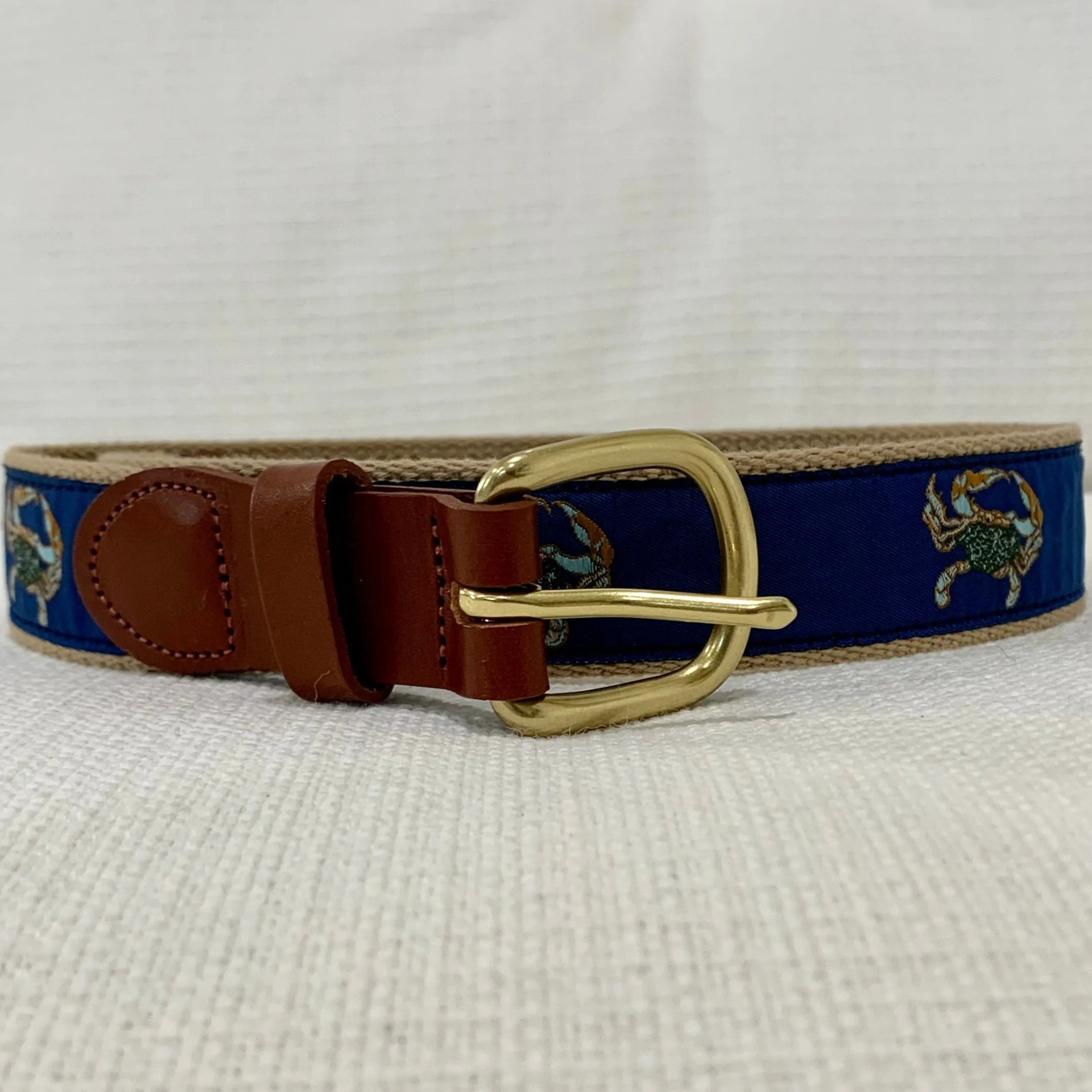 Men's Blue Crab Belt