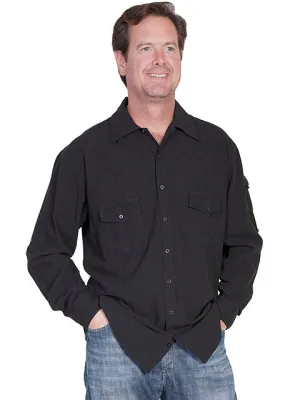 Men's Cantina Cotton Collection: Roll Up Sleeve and Point Collar
