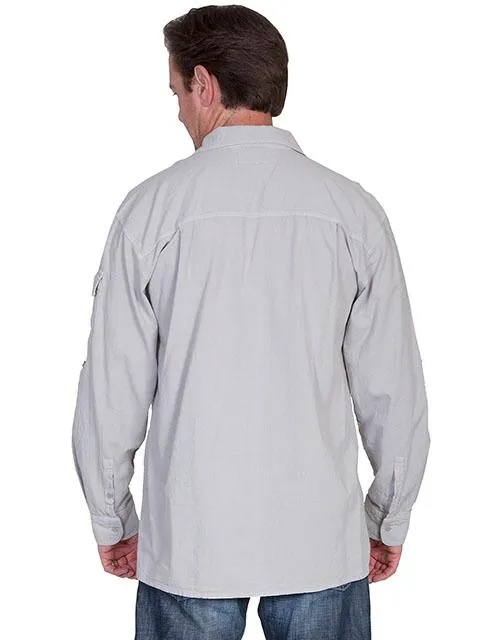 Men's Cantina Cotton Collection: Roll Up Sleeve and Point Collar