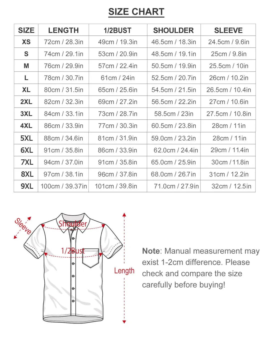 Men's Cartoon Animal Constellation Pattern Print Shirts