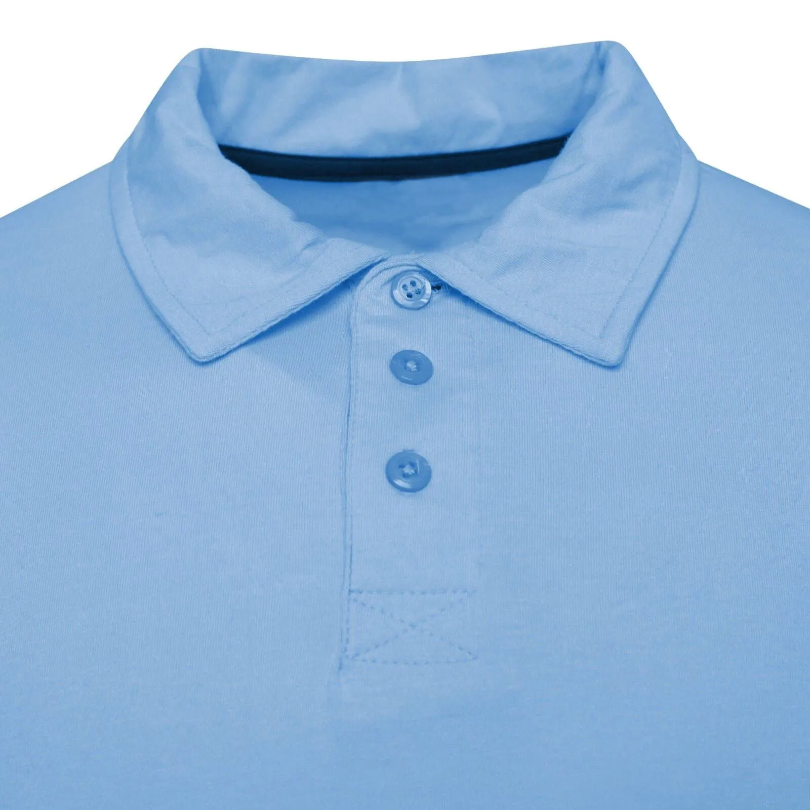 MENS COTTON POLO SHIRTS CLASSIC PLAIN SUMMER SHORT SLEEVE CASUAL TEE T SHIRT TOP (Perfect for Summer)