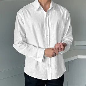 Men's Full Sleeves Casual Shirt - White