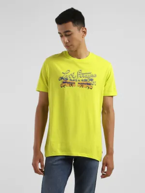 Men's Graphic Print Crew Neck T-shirt
