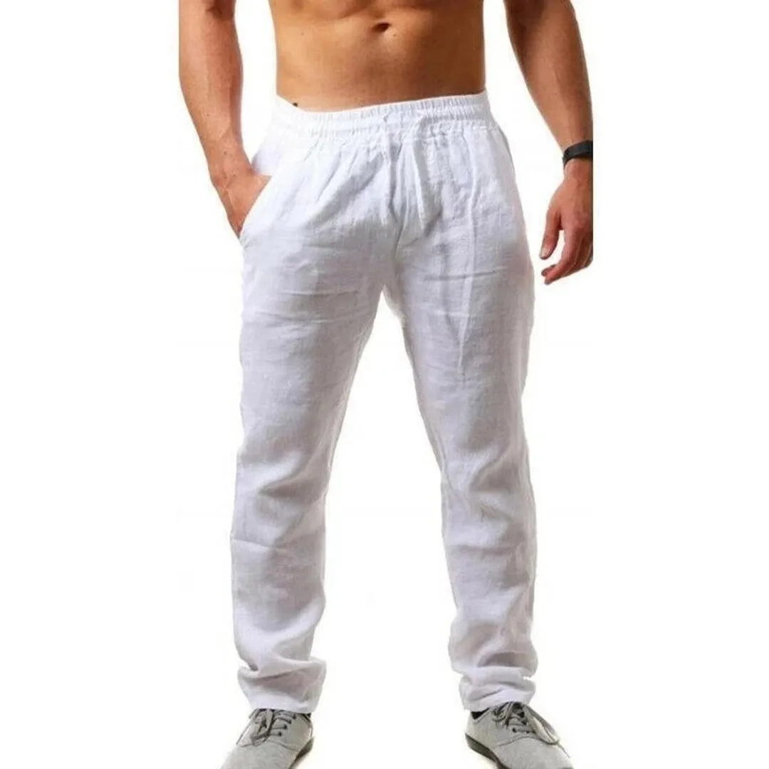 Men's Lightweight Linen Summer Trousers for Comfort – Ryan