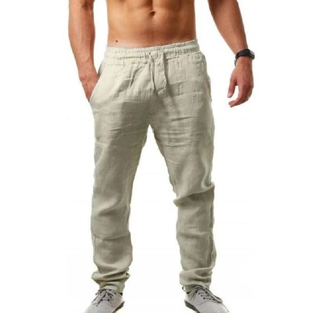 Men's Lightweight Linen Summer Trousers for Comfort – Ryan
