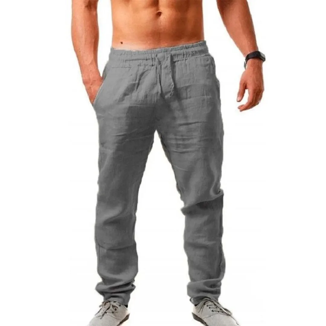 Men's Lightweight Linen Summer Trousers for Comfort – Ryan