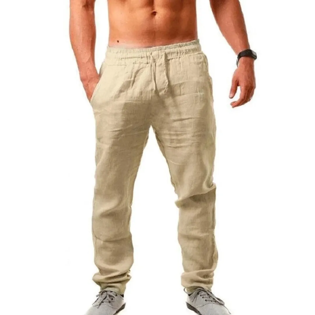 Men's Lightweight Linen Summer Trousers for Comfort – Ryan