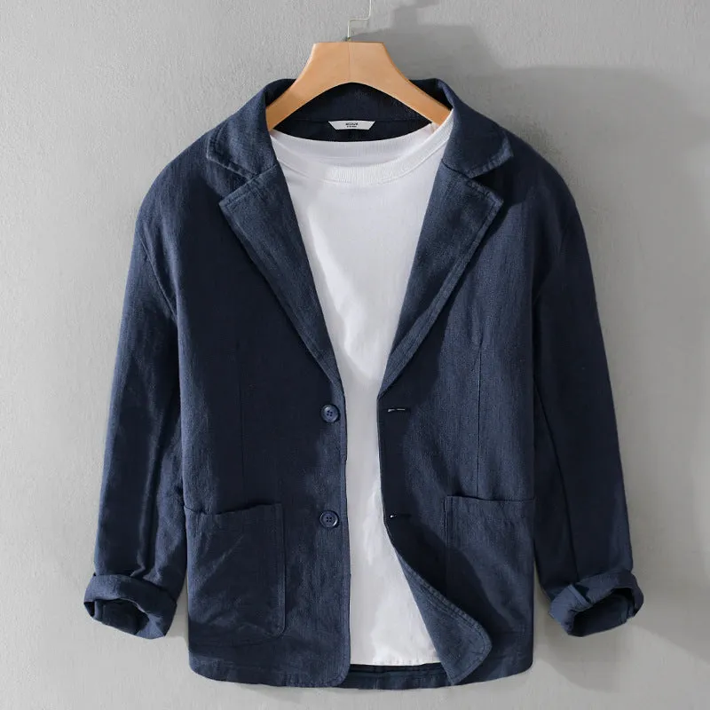 Men's Linen Jacket Casual