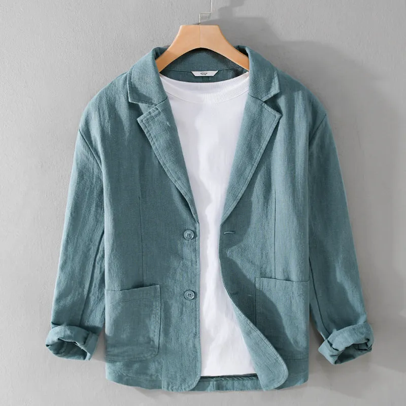 Men's Linen Jacket Casual