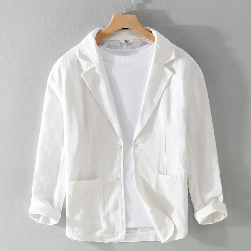 Men's Linen Jacket Casual
