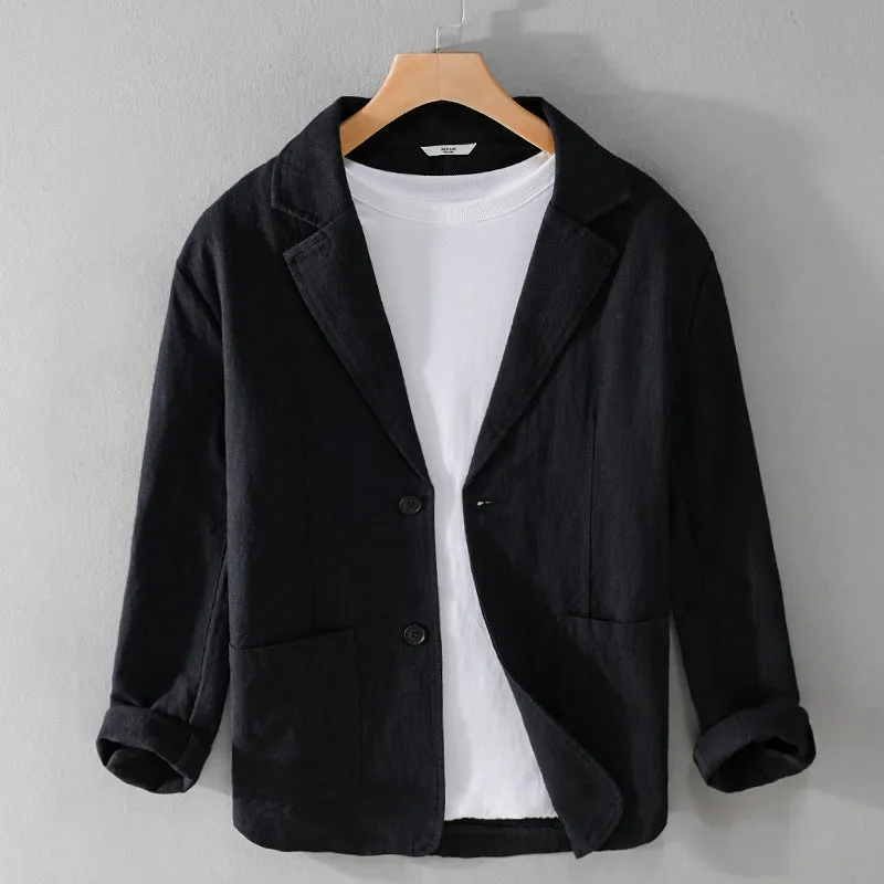 Men's Linen Jacket Casual