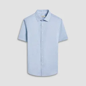Miles Geometric OoohCotton Short-Sleeve Shirt