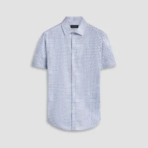 Miles Geometric OoohCotton Short Sleeve Shirt