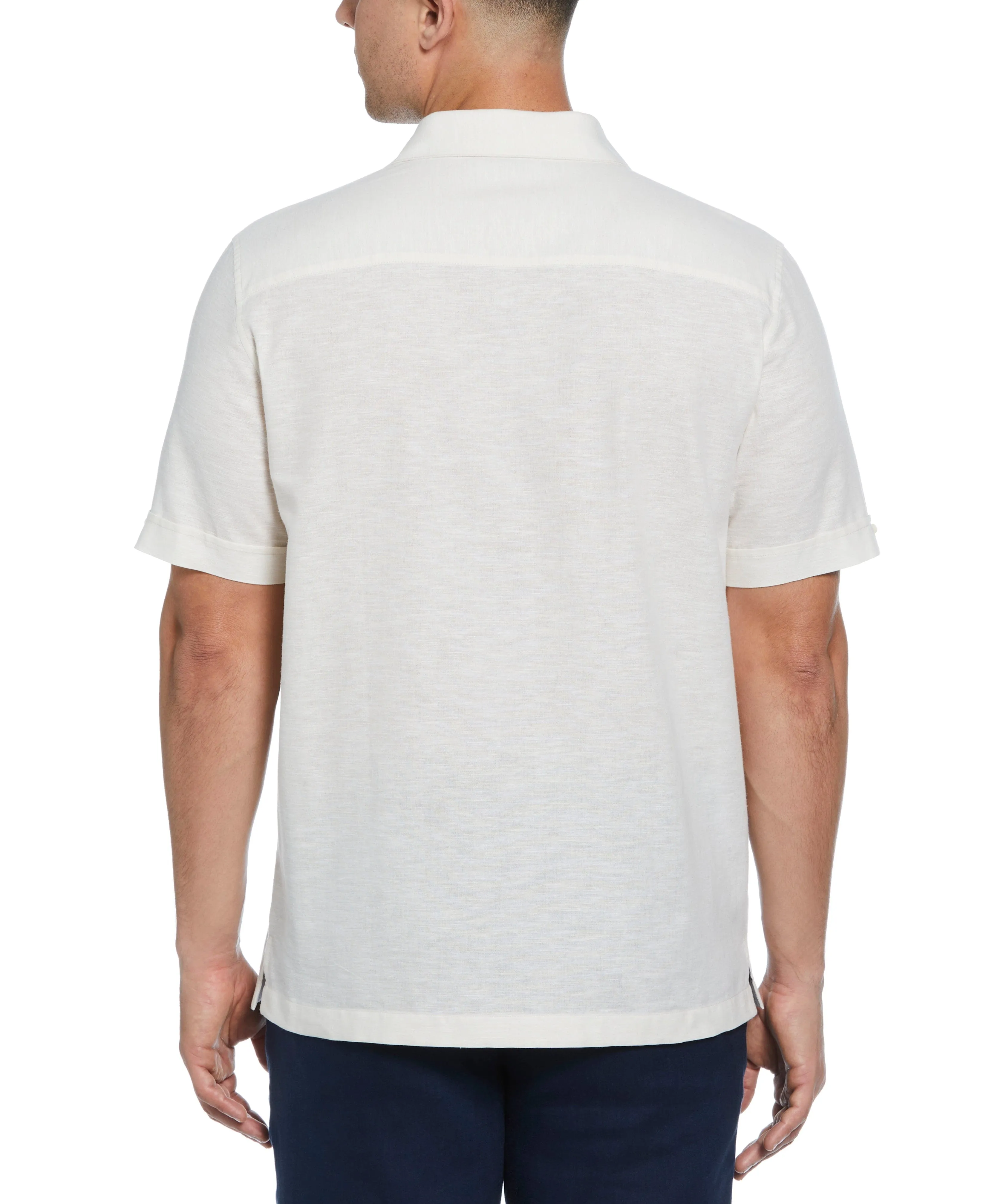 Multi-Tuck Embroidered Shirt