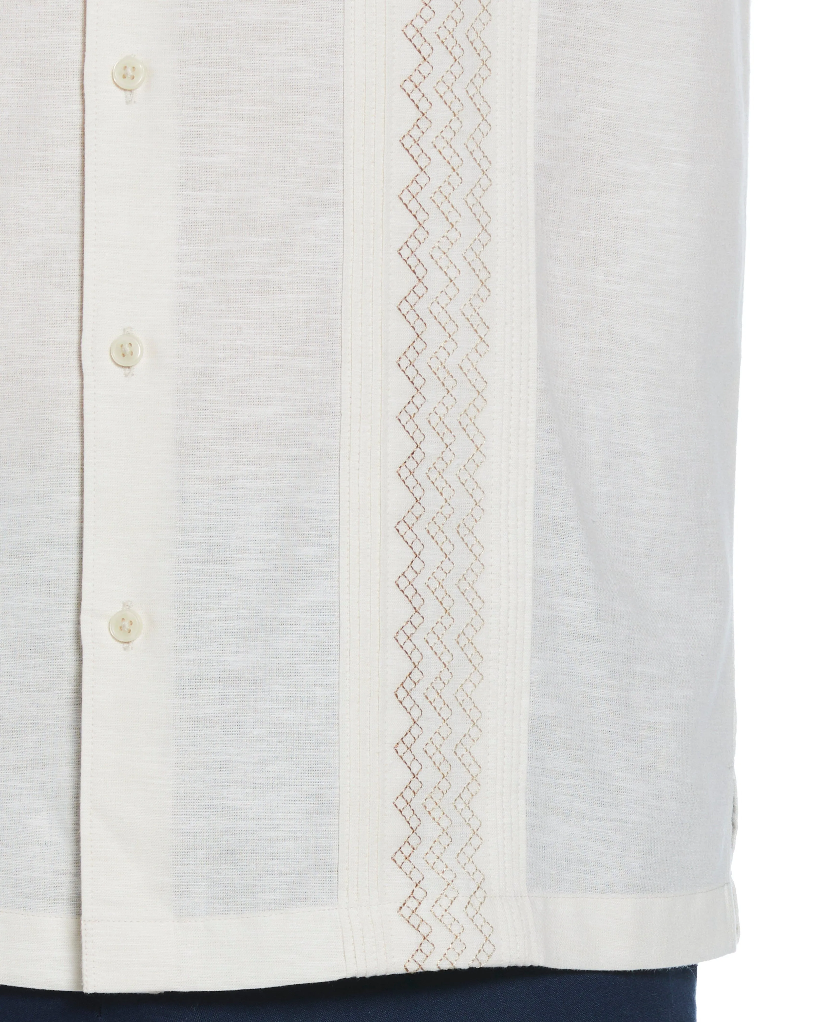 Multi-Tuck Embroidered Shirt