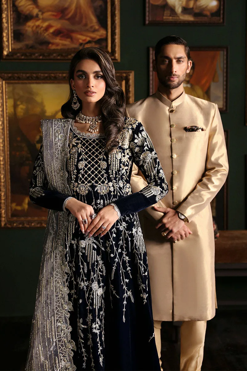 MUSHQ | NILOUFER UNSTITCHED VELVET EDIT | YASMIN