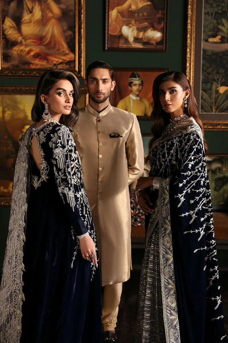 MUSHQ | NILOUFER UNSTITCHED VELVET EDIT | YASMIN