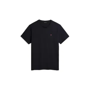 Napapijri Men's Plain Blue Cotton Short Sleeve T Shirt