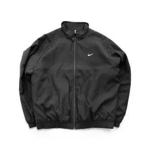 Nike Men's Solo Swoosh Satin Bomber (Black)