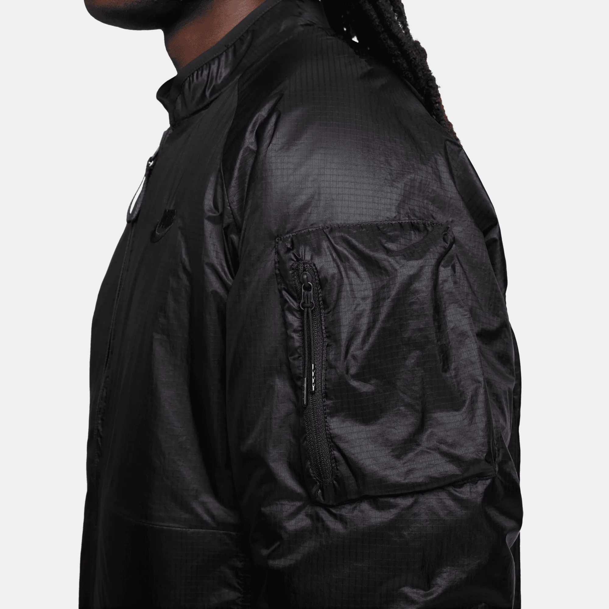 Nike Sportswear Tech Therma-FIT Loose Insulated Jacket (Black/Black)