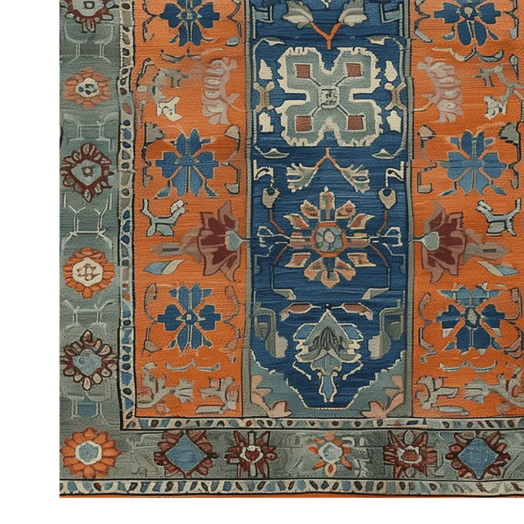 Nomadic Heritage Knotted Wool Rug