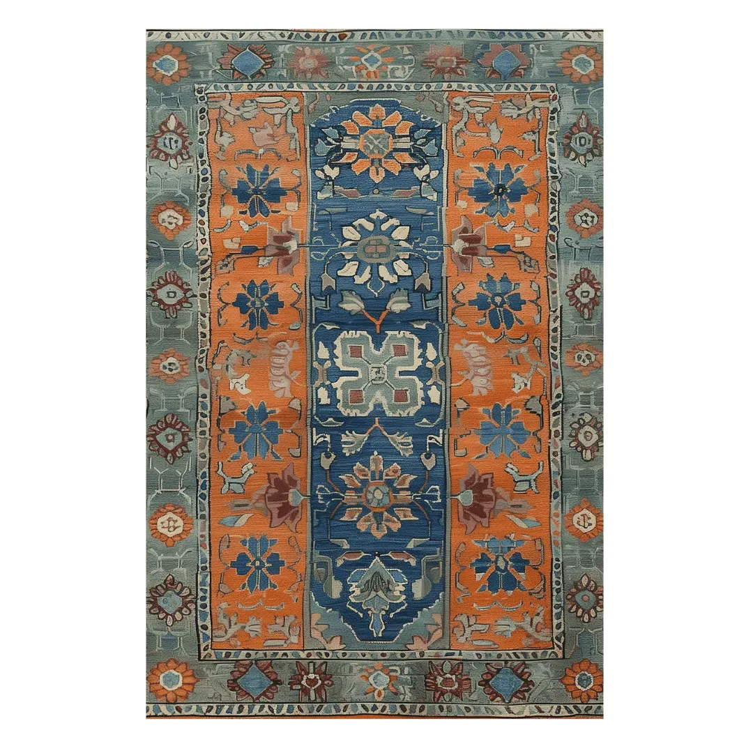 Nomadic Heritage Knotted Wool Rug