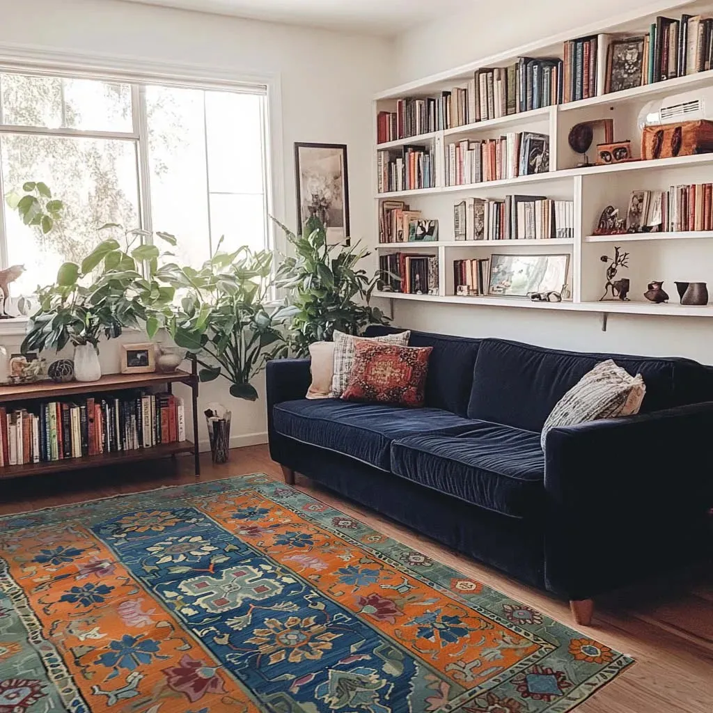Nomadic Heritage Knotted Wool Rug
