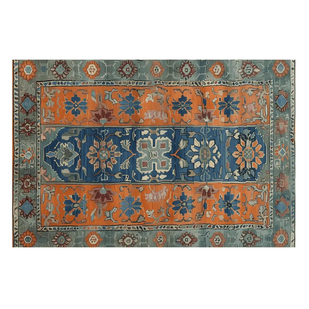 Nomadic Heritage Knotted Wool Rug