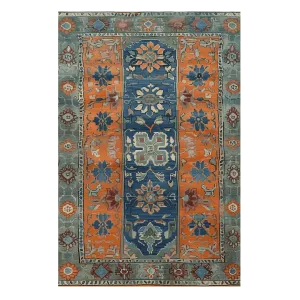 Nomadic Heritage Knotted Wool Rug