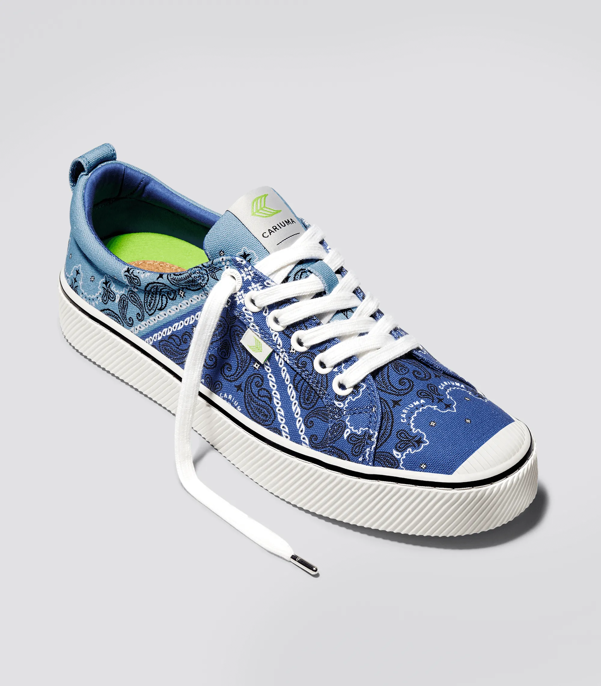 OCA Low Blue Bandana Canvas Sneaker Men