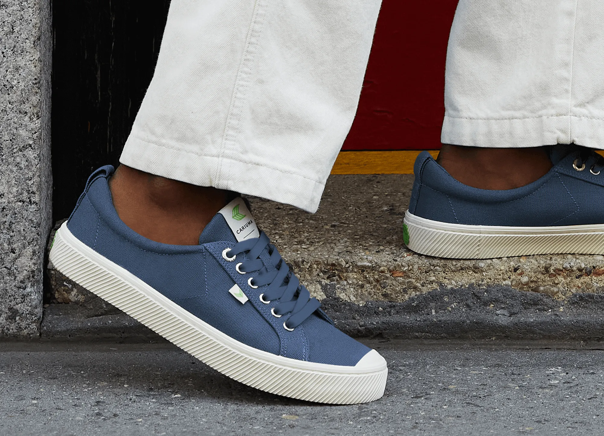OCA Low Blue Bandana Canvas Sneaker Men