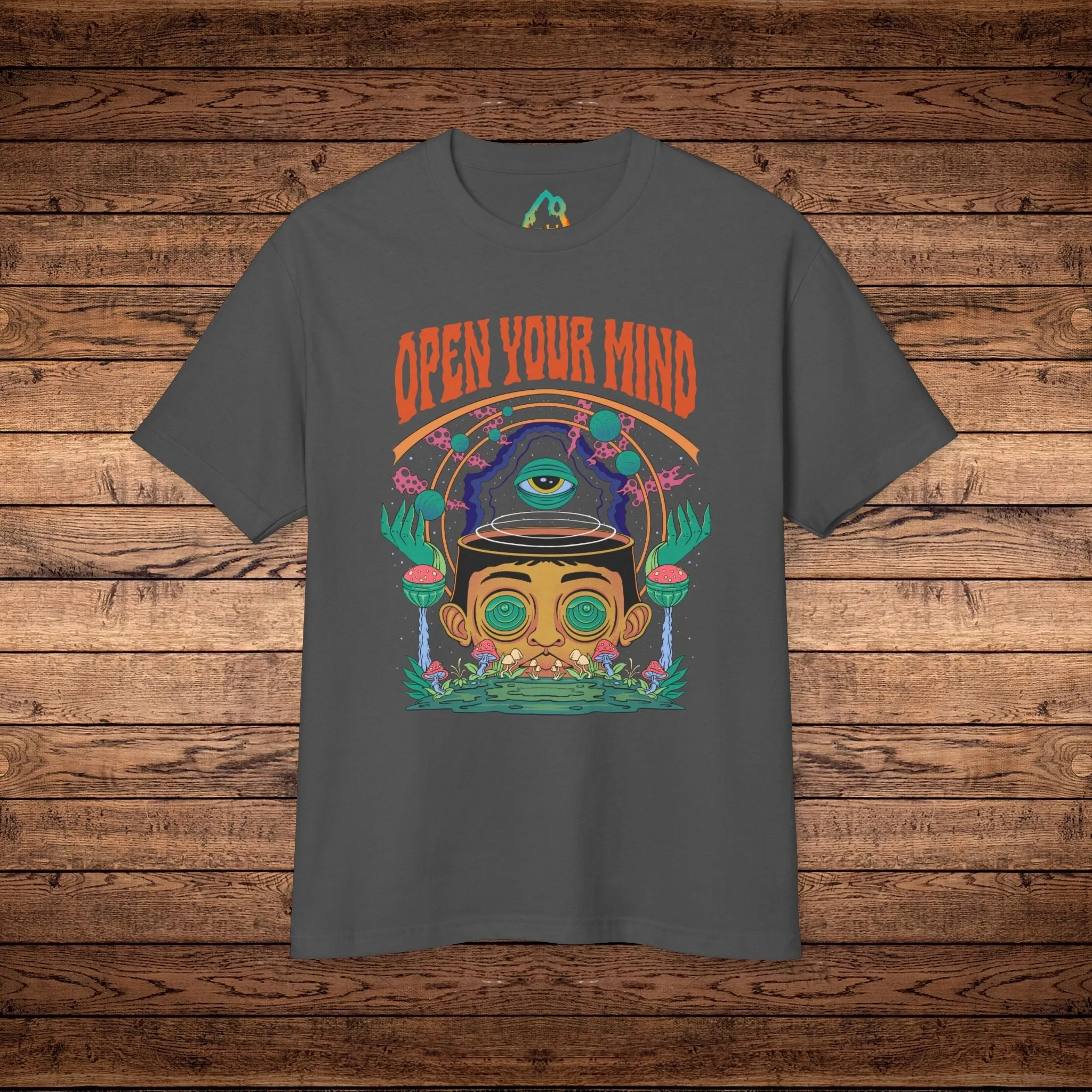 Open Your Mind 2.0  - Unisex Garment-Dyed Heavyweight Cotton Tee