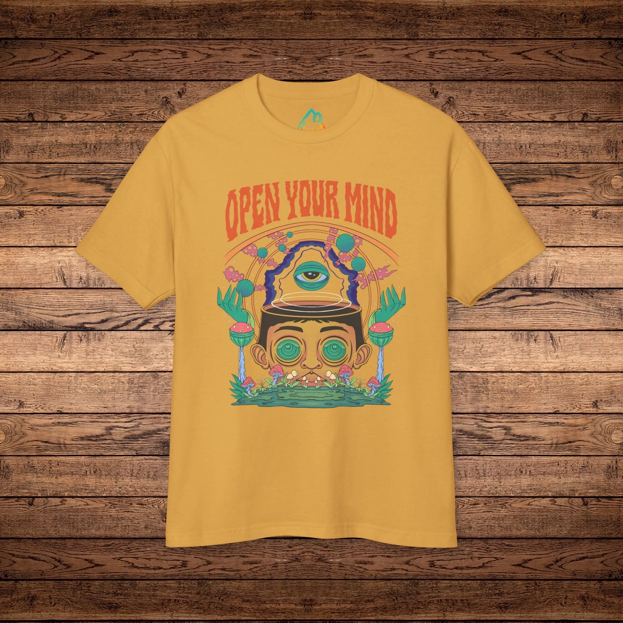 Open Your Mind 2.0  - Unisex Garment-Dyed Heavyweight Cotton Tee