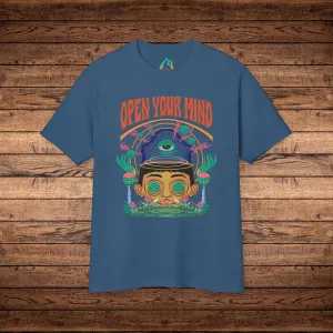 Open Your Mind 2.0  - Unisex Garment-Dyed Heavyweight Cotton Tee