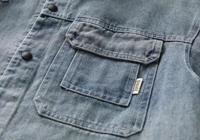 Painted men denim jacket