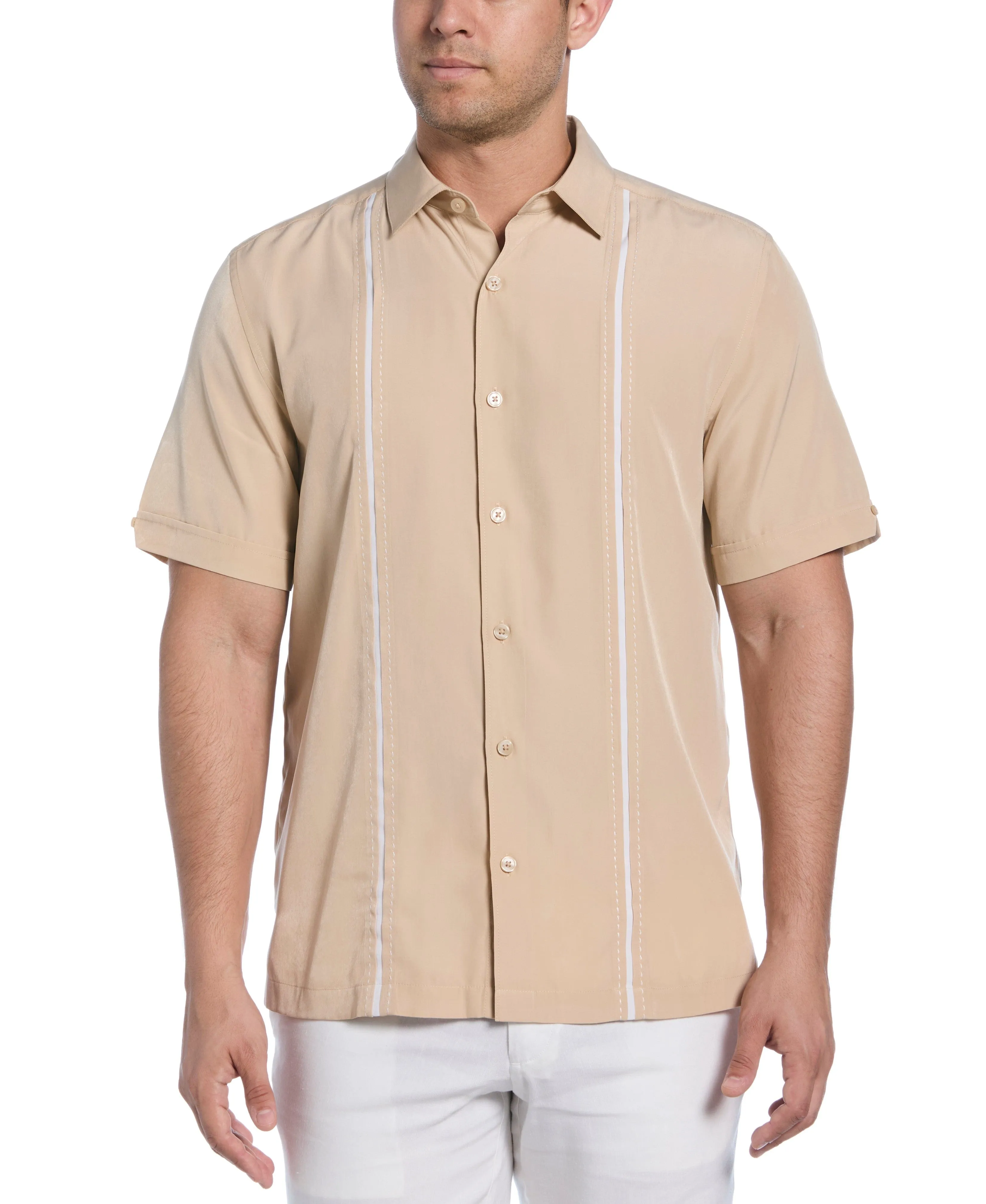 Panel Shirt - Contrast Stitching