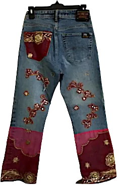 Parasuco Extreme Fit  Adorned/Embellished Jeweled Cult Denim