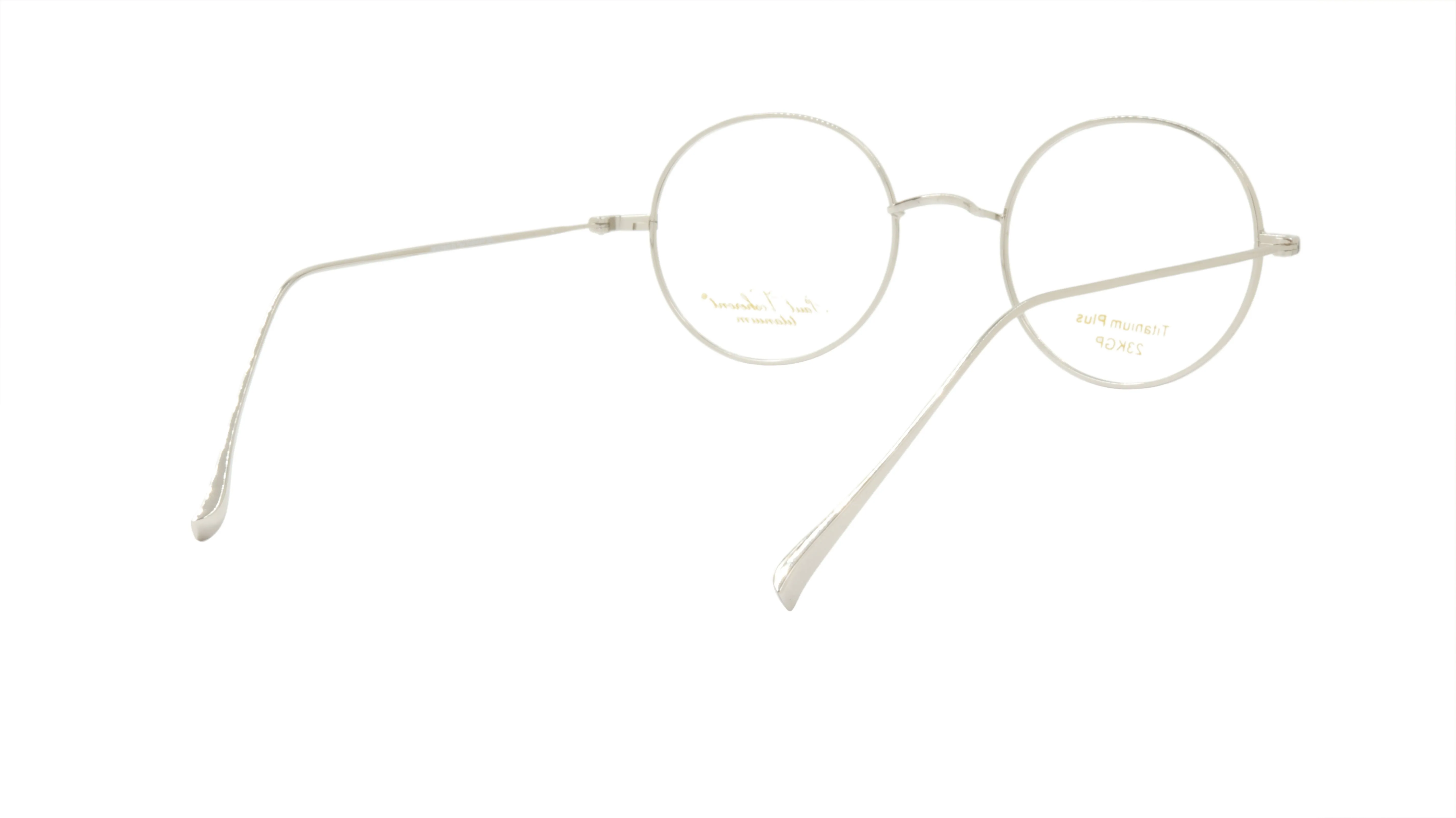 Paul Vosheront Round Silver Metal Optical Frame PV501 C2