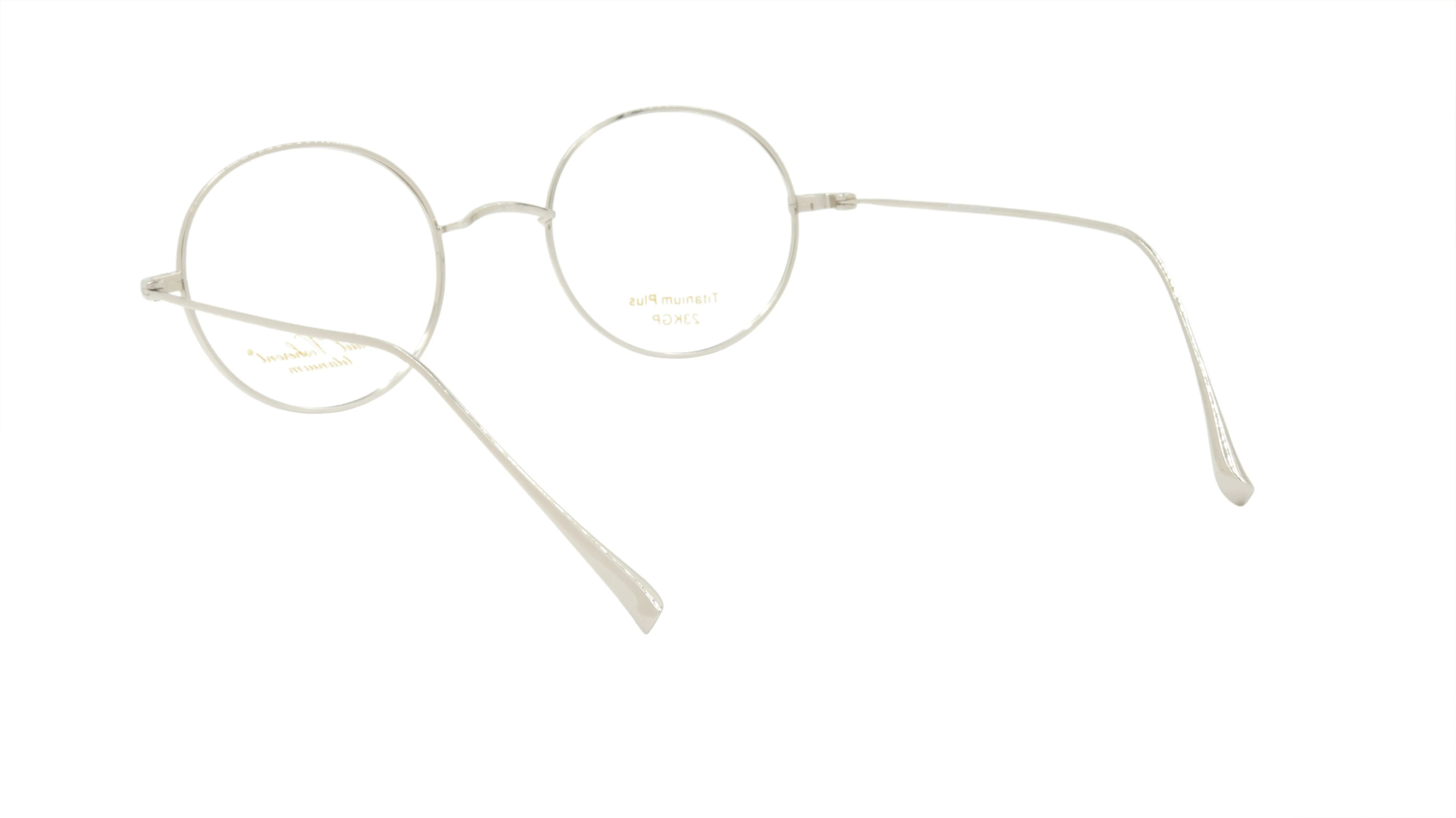 Paul Vosheront Round Silver Metal Optical Frame PV501 C2