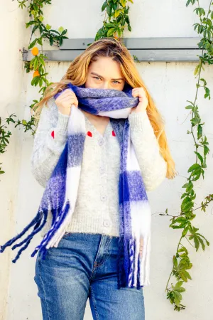 Plaid Warm Wrap Scarf