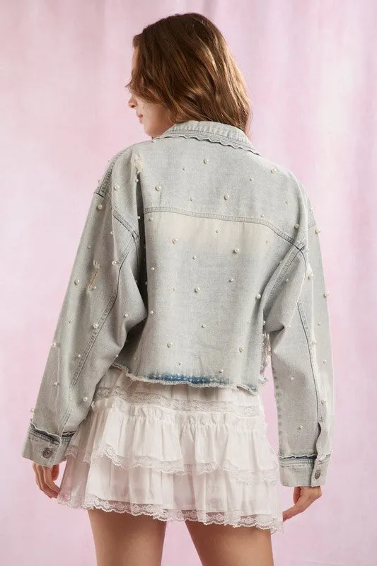 PLC104 - SCALLOP DENIM JACKET