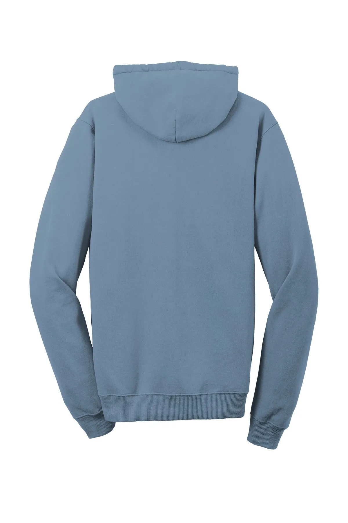 Port & Company Beach Wash Garment-Dyed Pullover Hooded Sweatshirt. PC098H Denim Blue