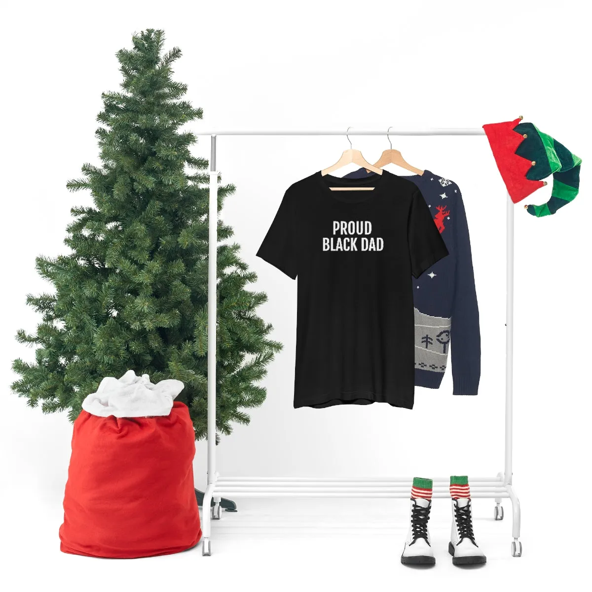 Proud Black Dad - Unisex Jersey Short Sleeve Tee