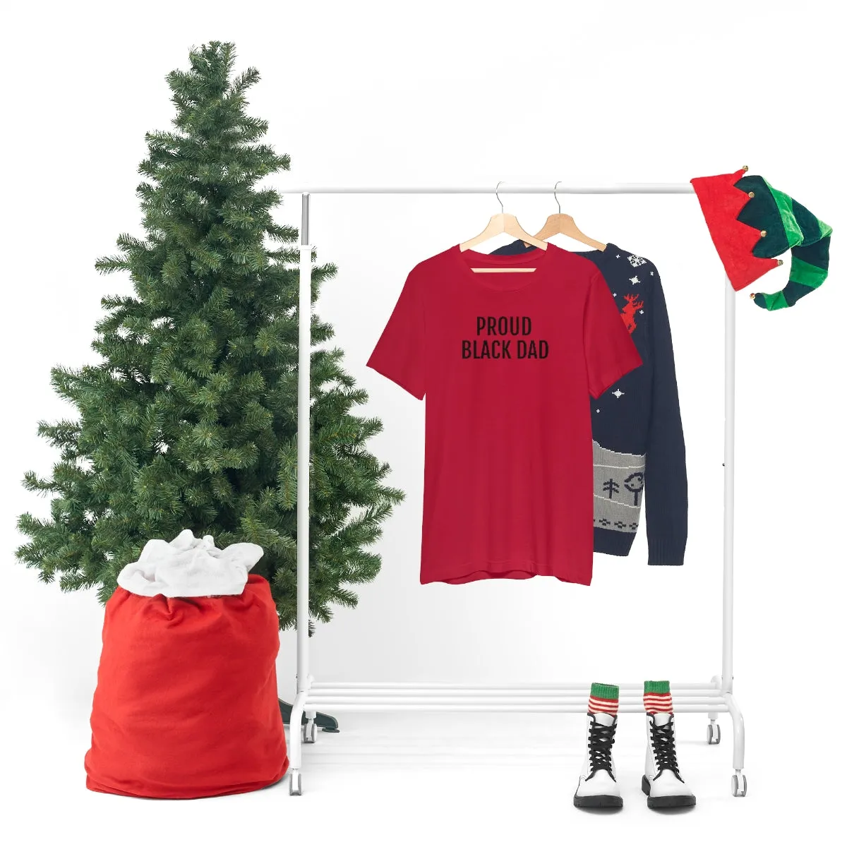 Proud Black Dad - Unisex Jersey Short Sleeve Tee
