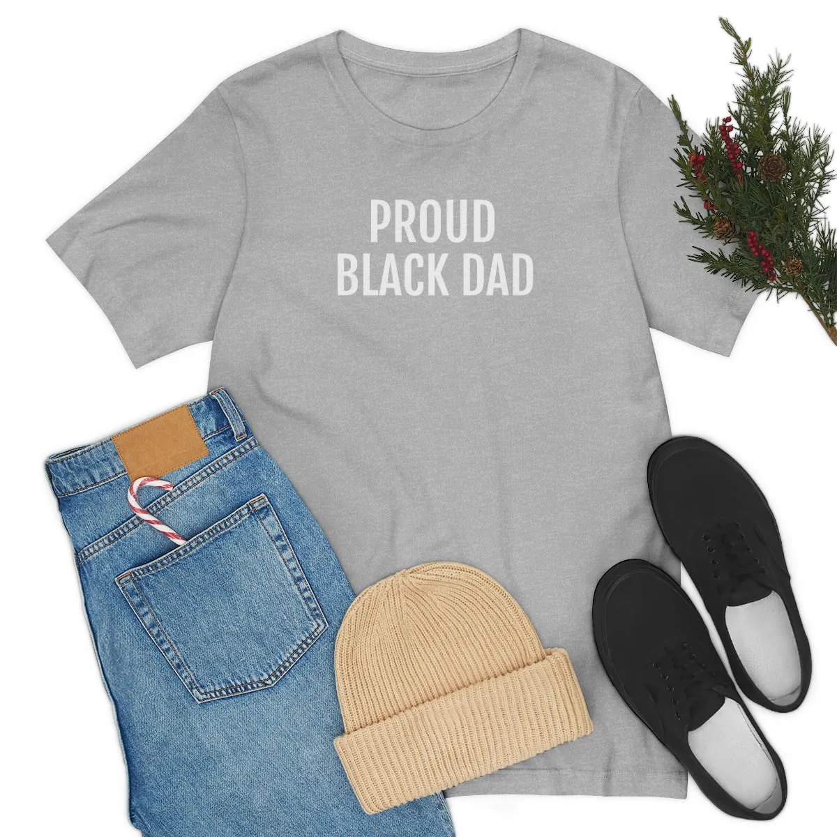 Proud Black Dad - Unisex Jersey Short Sleeve Tee