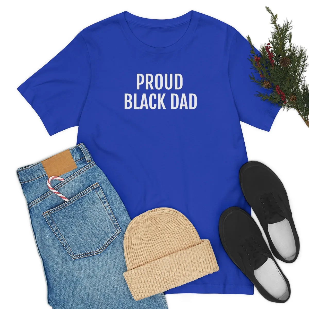 Proud Black Dad - Unisex Jersey Short Sleeve Tee
